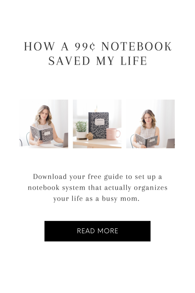 How a 99¢ Notebook Saved My Life | Sharon Leger Coaching - Personal Growth for Busy Moms 