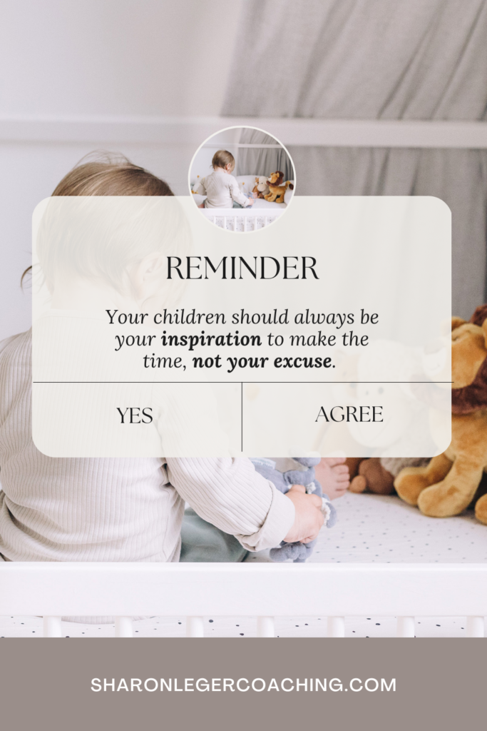 Making Time for Personal Growth as a Busy Mom | Sharon Leger Coaching