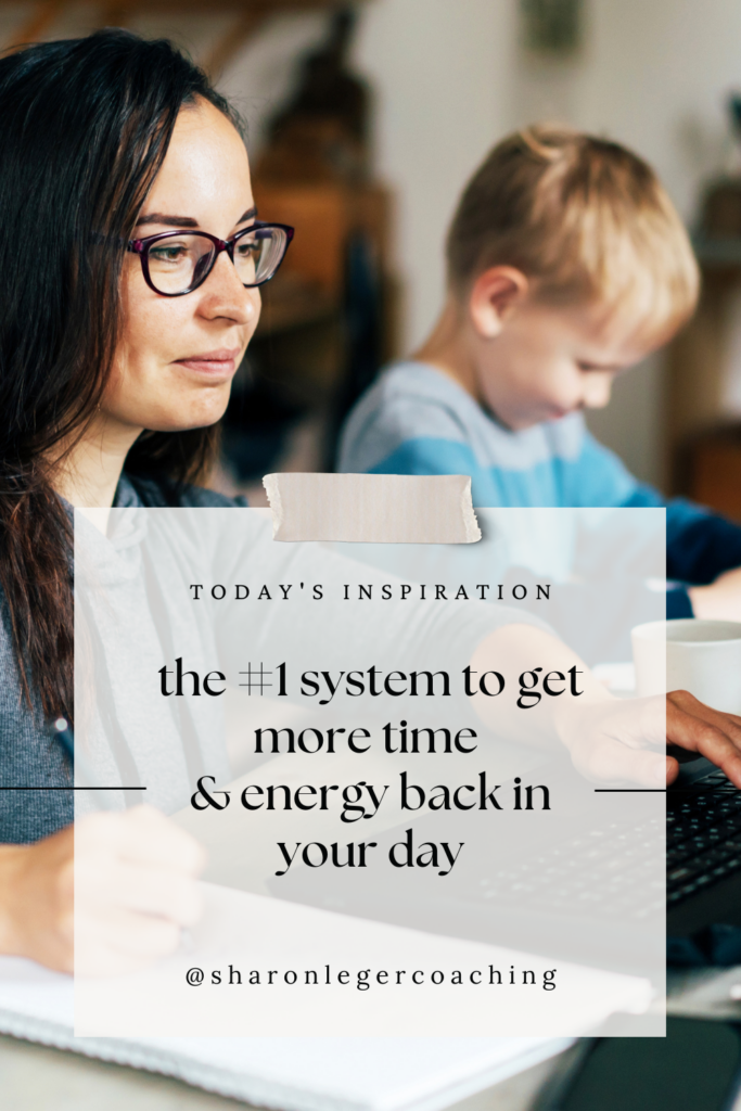 Organizational Notebook System for Busy Moms | Sharon Leger Coaching